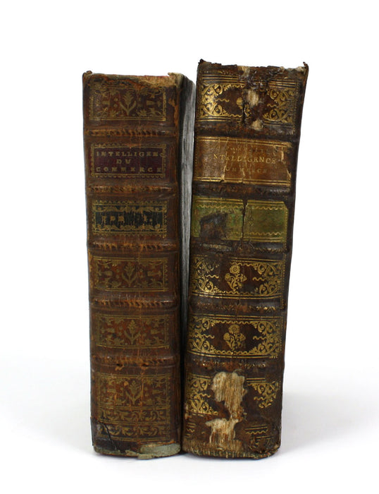 La Parfaite Intelligence du Commerce, by Malisset d'Hertereau, 2 volumes, first edition, 1785
