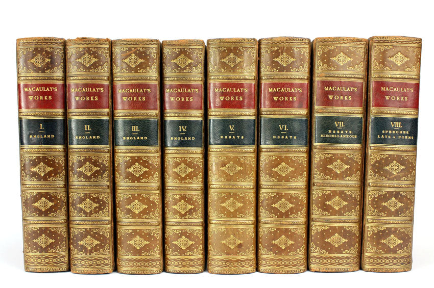 The Works of Lord Macaulay, Complete in Eight Volumes, 1875