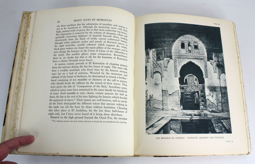 Many Days in Morocco, John Horne Signed Limited 1st edition 1925