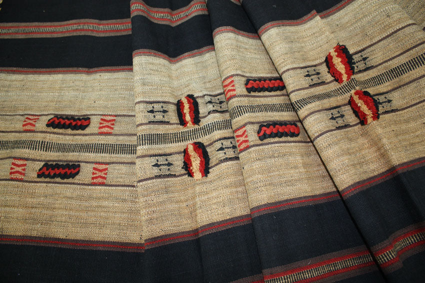 Authentic Nagaland blanket - throw - shawl, AF