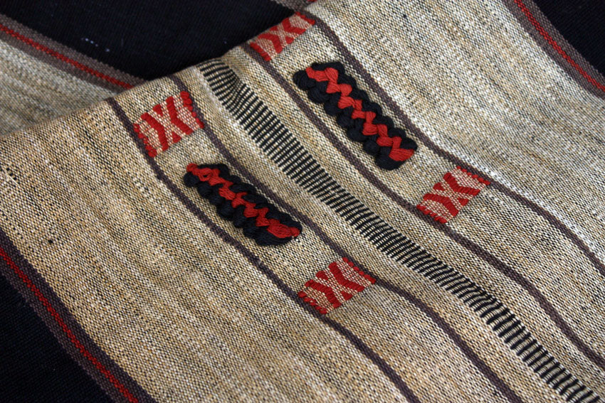 Authentic Nagaland blanket - throw - shawl, AF