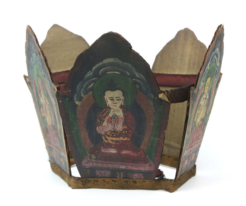 Ritual Lama Crown from Tibet