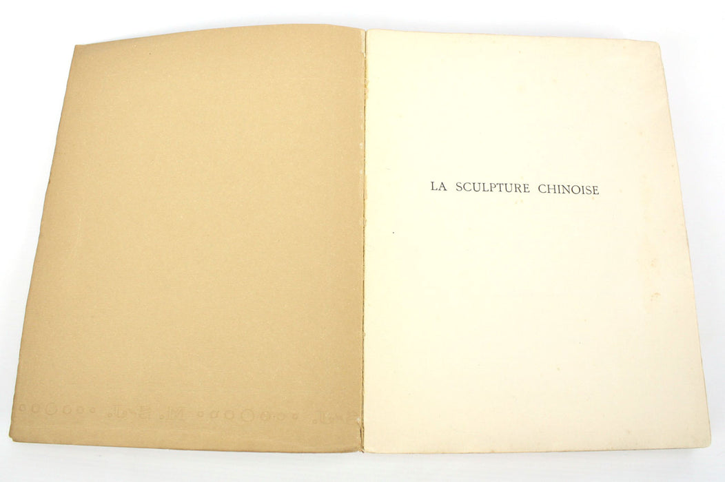 La Sculpture Chinoise, by H. D'Ardenne de Tizac, 1st edition 1931