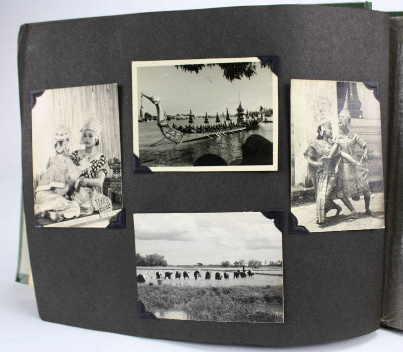 Vintage Thai Photo Album - 1950s - c. 220 photographs