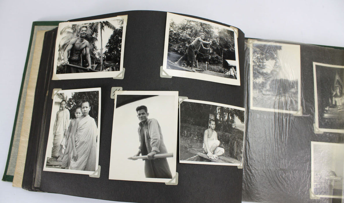 Vintage Thai Photo Album - 1950s - c. 220 photographs — Lanna Antique