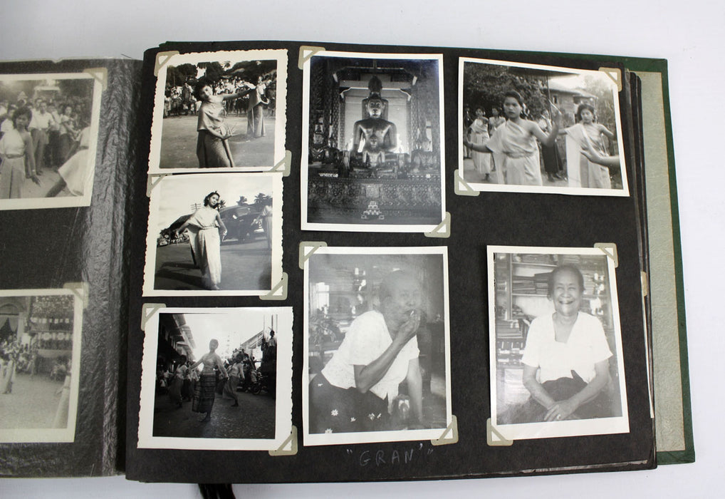 Vintage Thai Photo Album - 1950s - c. 220 photographs