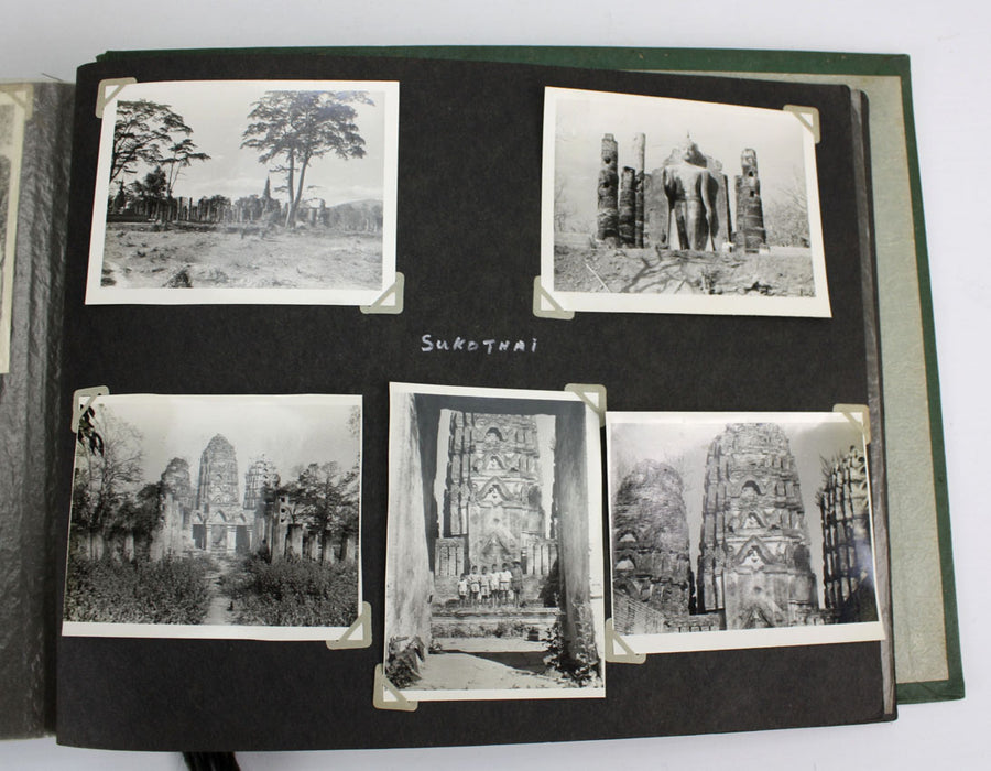 Vintage Thai Photo Album - 1950s - c. 220 photographs