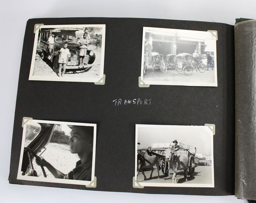 Vintage Thai Photo Album - 1950s - c. 220 photographs