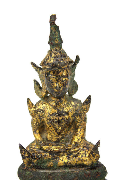Thai Rattanakosin bronze seated Buddha, 19th century