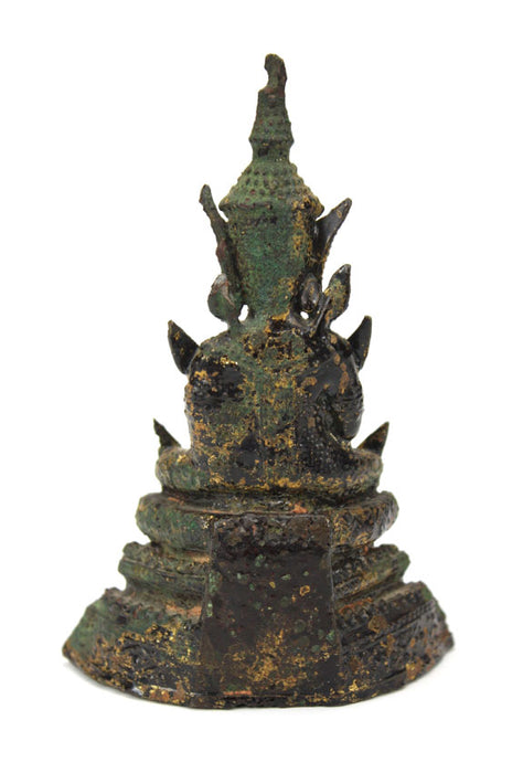 Thai Rattanakosin bronze seated Buddha, 19th century