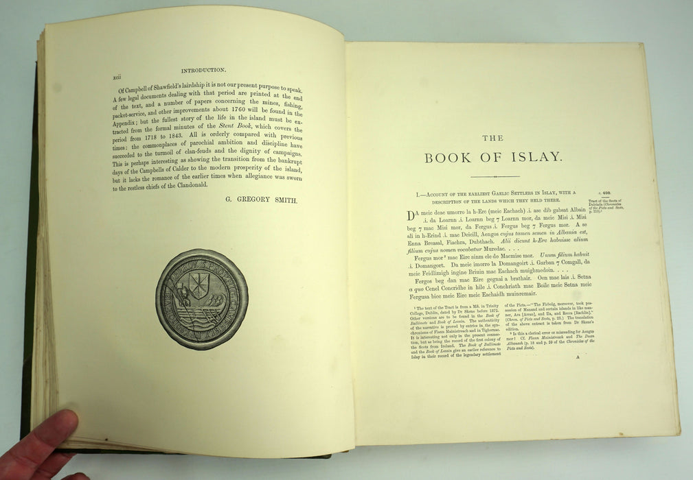 The Book of Islay, privately printed limited first edition, 1895