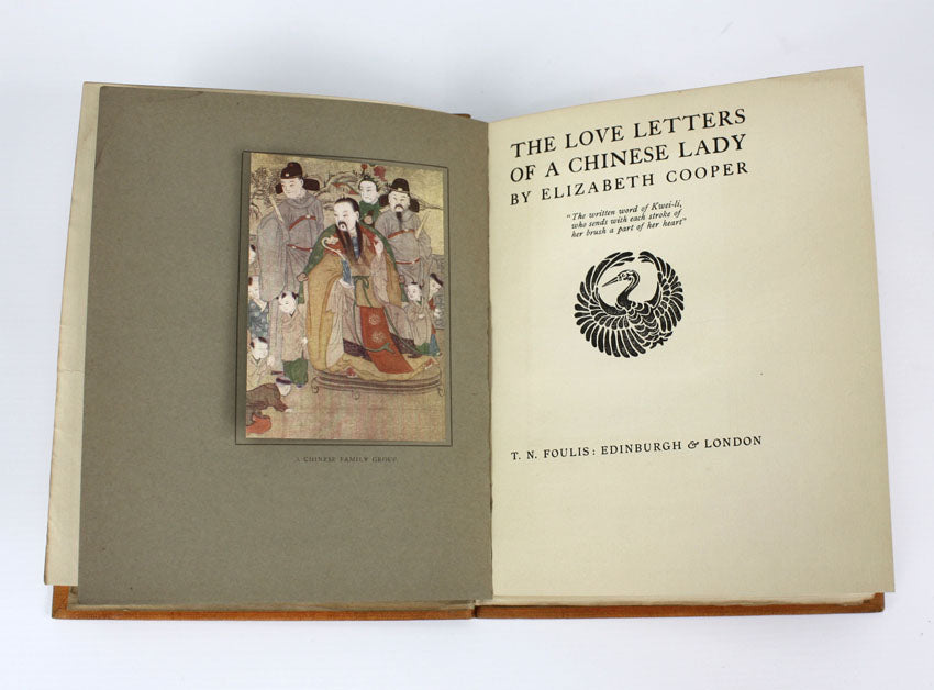 The Love Letters of a Chinese Lady, translated by Elizabeth Cooper, 1919