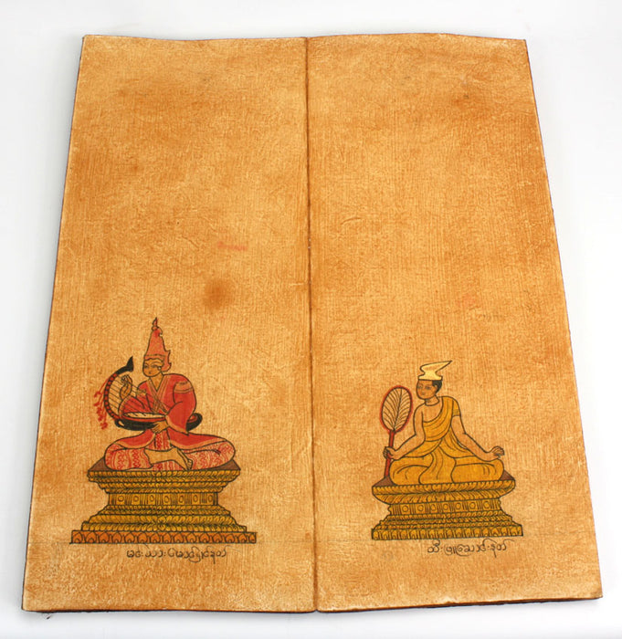 The Thirty Seven Nats, Unique Book of original Burmese Paintings