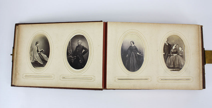 Victorian Photo Album; Carte de Visite, 80 photos — Lanna Antique