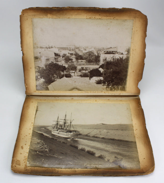 19th Century Egyptian Photograph Album, Albumen Prints, Zangaki