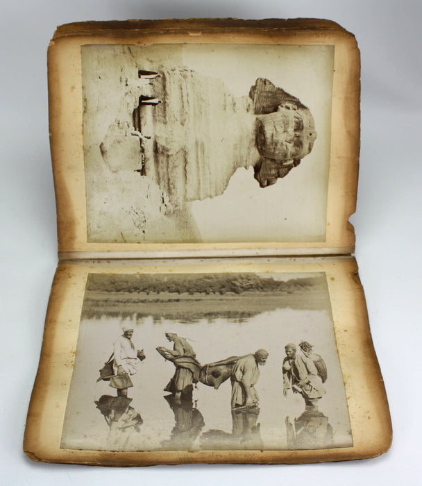 19th Century Egyptian Photograph Album, Albumen Prints, Zangaki