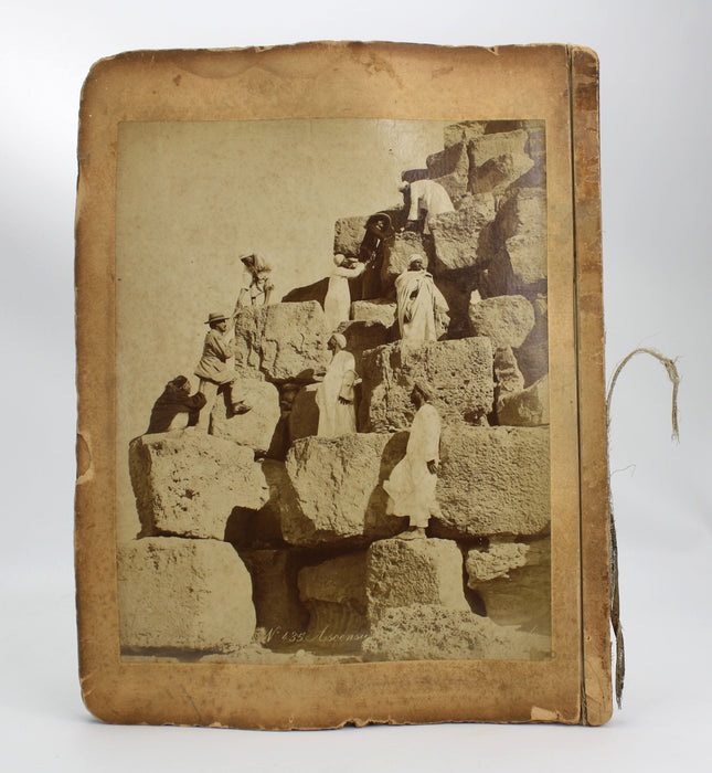 19th Century Egyptian Photograph Album, Albumen Prints, Zangaki