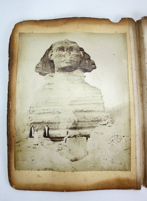 19th Century Egyptian Photograph Album, Albumen Prints, Zangaki